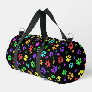 Farbige Paw Prints Design Duffel Bag Duffle Bag