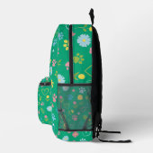 Farbige Paw Prints & Hearts Rucksack Niedlich (Rechts)
