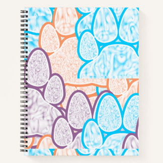 Farbige Paws Illusion Notebook Notizblock