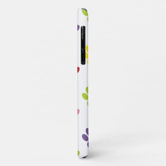 Farbige Paws, Muster, Hundepaws, Monogramm Case-Mate iPhone Hülle (Hinten/Links)