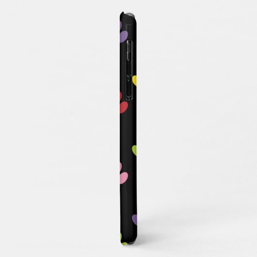Farbige Paws, Muster, Paw Prints, Hundeschrauben Case-Mate iPhone Hülle (Hinten/Links)