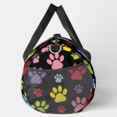 Farbige Paws, Muster, Paw Prints, Hundeschrauben Duffle Bag (Rechts)