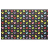 Farbige Paws, Muster, Paw Prints, Hundeschrauben Stoff (Fat Quarter (45,7 x 55,9 cm))