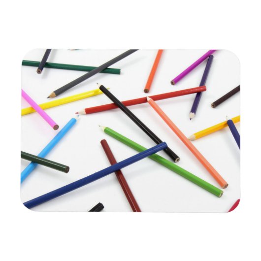 Farbige Pencils Premier Magnet (Horizontal)