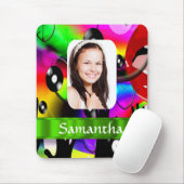 Farbige personalisierte abstrakte Fotovorlage Mousepad (Mit Mouse)