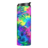 Farbige Personalisierte Gefärbte Krawatte Thermosbecher (Nach links gedreht)