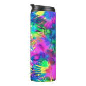 Farbige Personalisierte Gefärbte Krawatte Thermosbecher (Nach rechts gedreht)