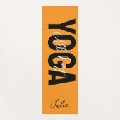 Farbige personalisierte Namens-Yogamatte Yogamatte (Vorderseite)