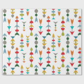 Farbige Pfeile Geschenkpapier (Flach)