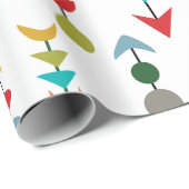 Farbige Pfeile Geschenkpapier (Rolleneckpunkt)