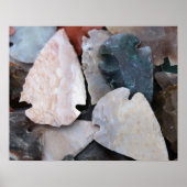 Farbige Pfeilspitzen Poster (Vorne)