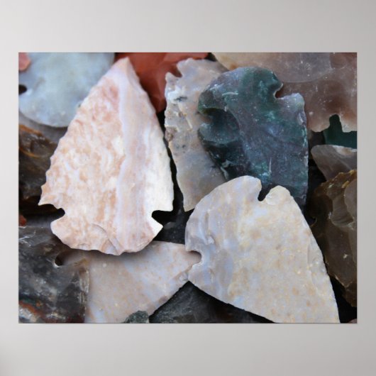 Farbige Pfeilspitzen Poster (Vorne)