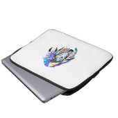 Farbige Pferdeelektronik-Tasche Laptopschutzhülle (Vorne Knopf)