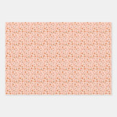 Farbige Pfirsichblüte Geschenkpapier Set (Vorderseite 3)