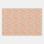 Farbige Pfirsichblüte Geschenkpapier Set (Vorderseite 2)