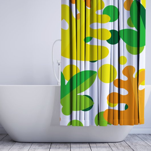 farbige Pflanze Duschvorhang