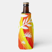 Farbige Pflanze Flaschenkühler (Flaschenvorderseite)