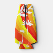 Farbige Pflanze Flaschenkühler (Rückseite)