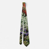 Farbige Pflanze Fotografie Krawatte (Rückseite)