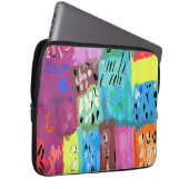 Farbige Pflaster Laptopschutzhülle (Vorne Rechts)