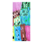 Farbige Pflaster Werbekarte (Hinten)