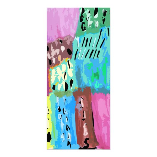 Farbige Pflaster Werbekarte (Hinten)