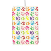 Farbige Pfoten, Hundepfoten, Katzenpaws Autolufterfrischer (Vorderseite)