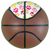 Farbige Pfoten, Hundepfoten, Katzenpaws Basketball (Rechts)