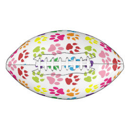 Farbige Pfoten, Hundepfoten, Katzenpaws Football
