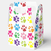 Farbige Pfoten, Hundepfoten, Katzenpaws Geschenkschachtel (Geöffnet)