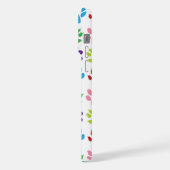 Farbige Pfoten, Hundepfoten, Katzenpaws iPhone Hülle (Linke Seite)