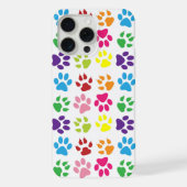Farbige Pfoten, Hundepfoten, Katzenpaws iPhone Hülle (Rückseite)