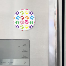 Farbige Pfoten, Hundepfoten, Katzenpaws Magnet