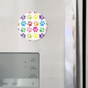 Farbige Pfoten, Hundepfoten, Katzenpaws Magnet