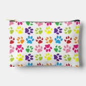 Farbige Pfoten, Hundepfoten, Katzenpaws Zubehörtasche (Vorderseite)