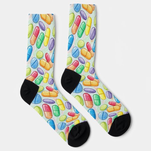 Farbige Pharmacy Socks CPhT Socken (Rechts)