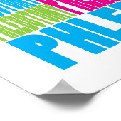 Farbige Phlebotomie Poster (Ecke)