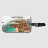 Farbige Phuket Thailand Küstensicht Gepäckanhänger (Vorderseite (Horizontal))