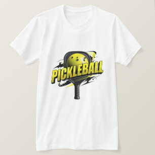 Farbige Pickleball-Grafik-Shirts Moderne Sport-T T-Shirt