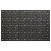 Farbige Pickleball-Schrift schwarz Stoff (Fat Quarter (45,7 x 55,9 cm))