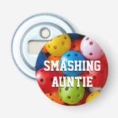 Farbige Pickleballs Flaschenöffner (Vorderseite)