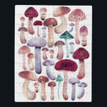 Farbige Pilze Aquarellbilder   Puzzle<br><div class="desc">Handgemalte Aquarellmushrooms Illustration.</div>