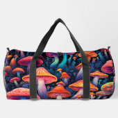 Farbige Pilze Duffle Bag (Rückseite)