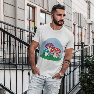 Farbige Pilze T-Shirt