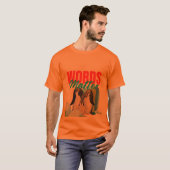 Farbige Pinguinfamilienliebe T-Shirt (Vorne ganz)