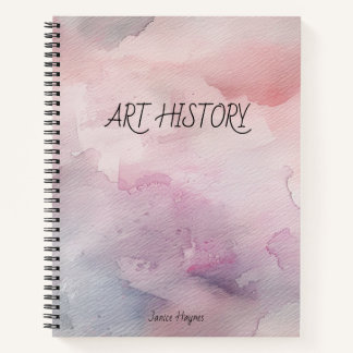 Farbige Pinks Aquarellfarben Krawatte individuell  Notizblock