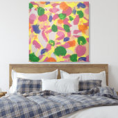 Farbige Pinselstriche Abstrakt Art Leinwand drucke (Insitu (Schlafzimmer))