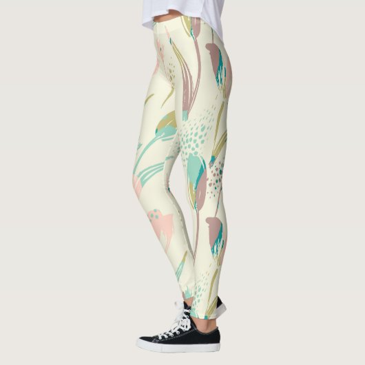 Farbige Pinselstriche Leggings (Links)