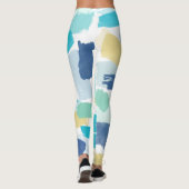 Farbige Pinselstriche Leggings (Rückseite)