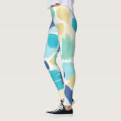 Farbige Pinselstriche Leggings (Links)